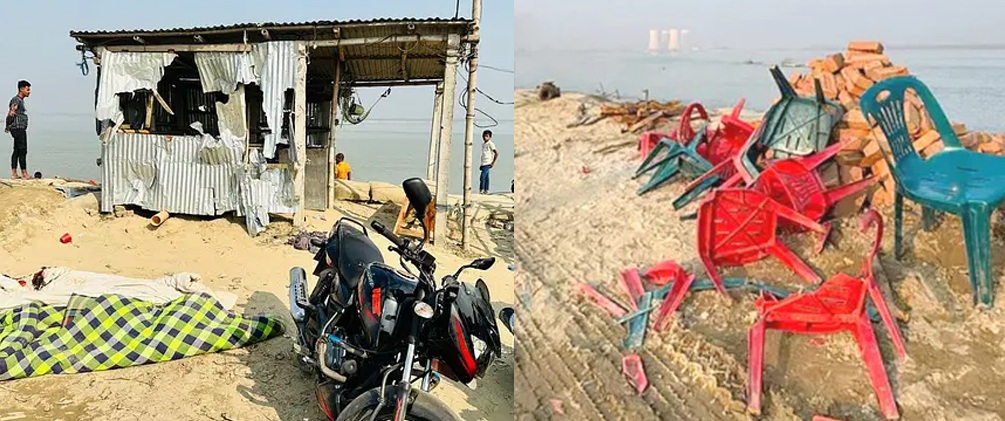 ভেড়ামারায় পদ্মা নদীর বালুঘাট দখলে নিতে তাণ্ডব, গুলি ও ককটেল নিক্ষেপ